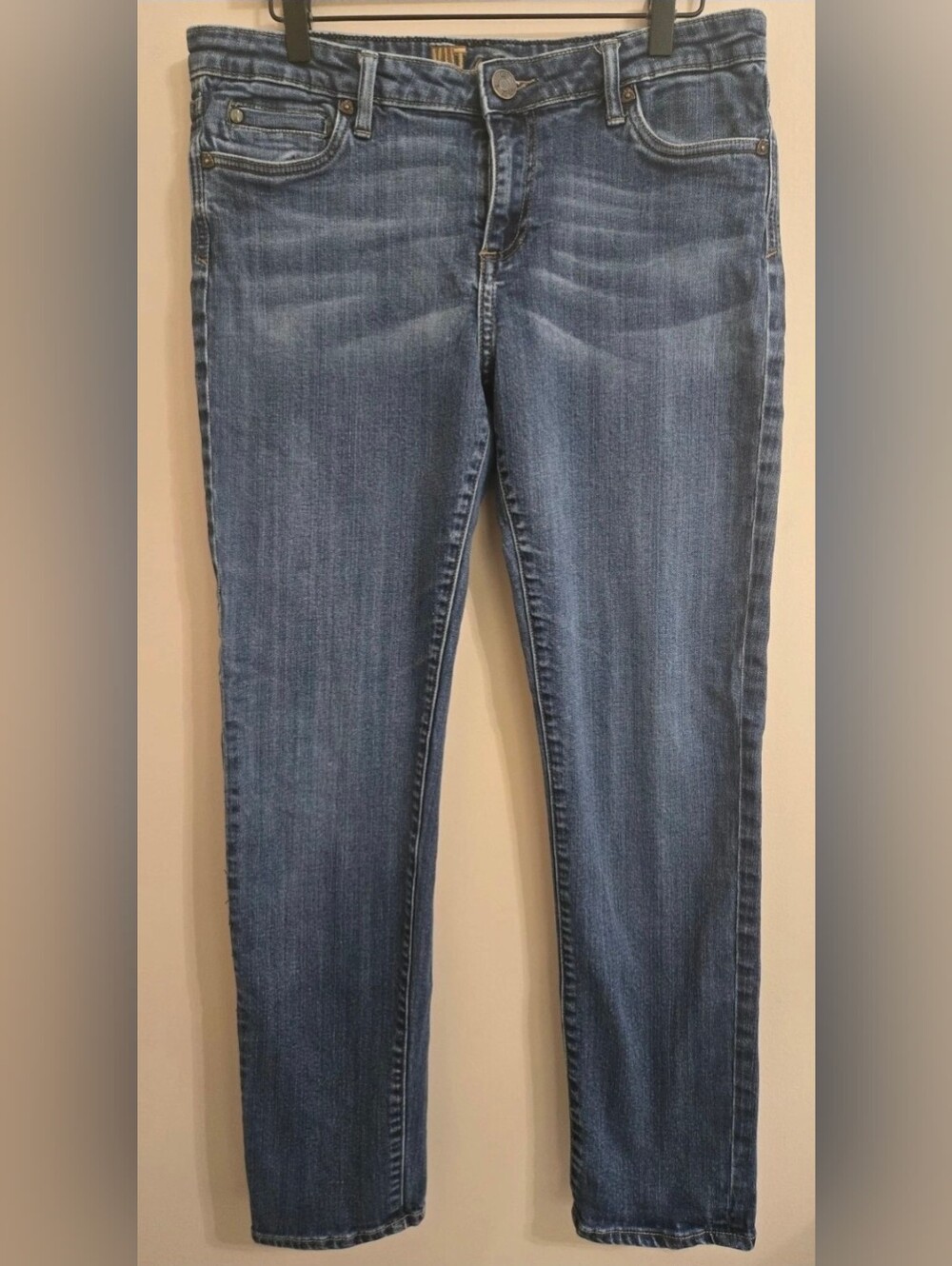 KUT from the Kloth Chrissie Skinny Jeans Womens 12 Mid Rise Stretch Denim EUC